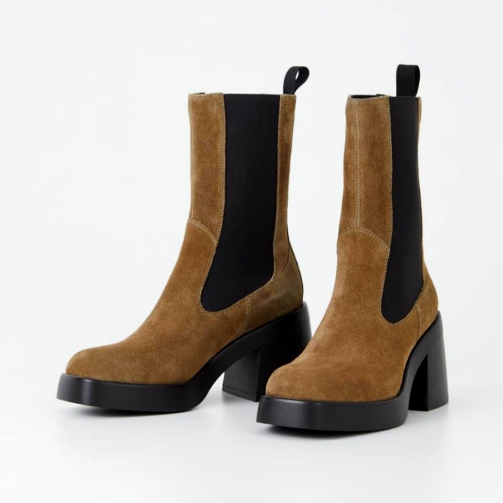 Vagabond Brooke Suede Chelsea Bootie size 9 NWT